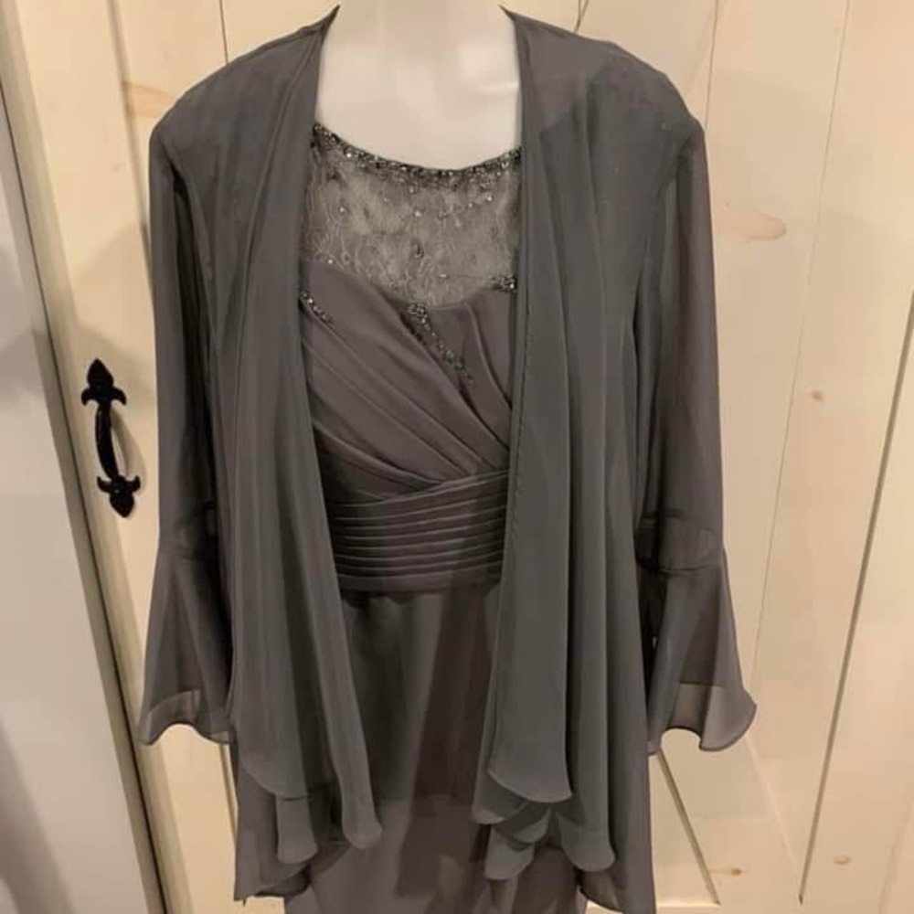 JJs House Steel Gray Formal Dress
